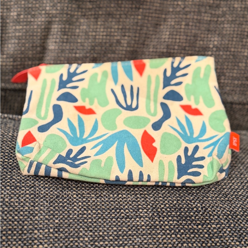 ipsy Multicolor Abstract Cosmetic Bag